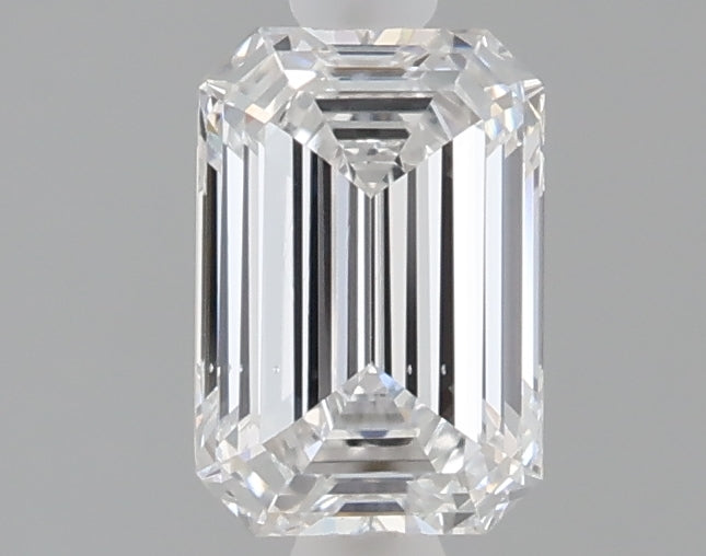 1.04 carat emerald lab grown diamond D color VS1 clarity