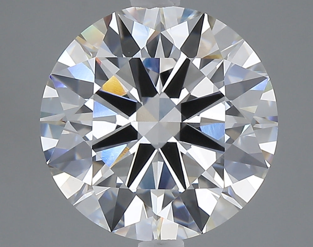 5.01 carat round lab grown diamond E color VVS2 clarity