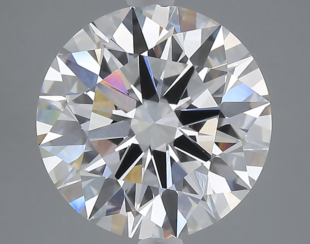 5.01 carat round lab grown diamond F color VS1 clarity