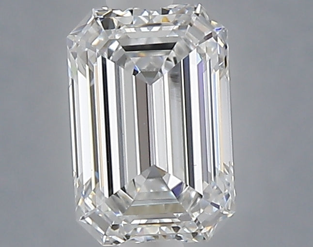 1.02 carat emerald lab grown diamond E color VS1 clarity