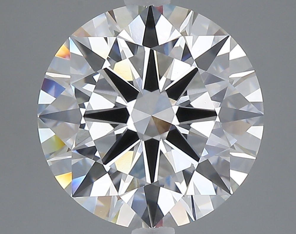 5.00 carat round lab grown diamond F color VVS2 clarity