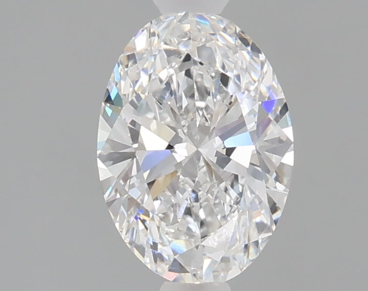 1.07 carat oval lab grown diamond D color VVS2 clarity