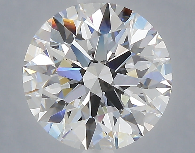 3.02 carat round lab grown diamond E color VS1 clarity