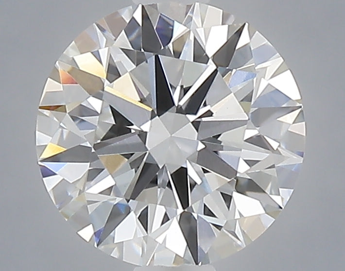 1.05 carat round lab grown diamond D color VVS2 clarity