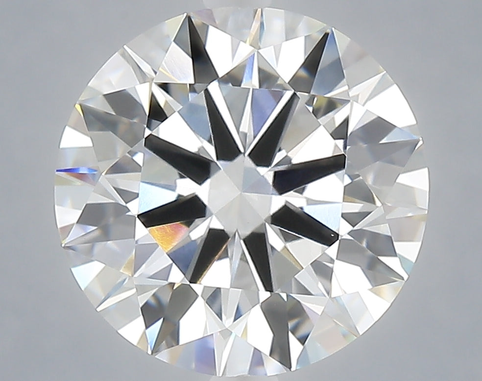 5.03 carat round lab grown diamond F color VVS2 clarity