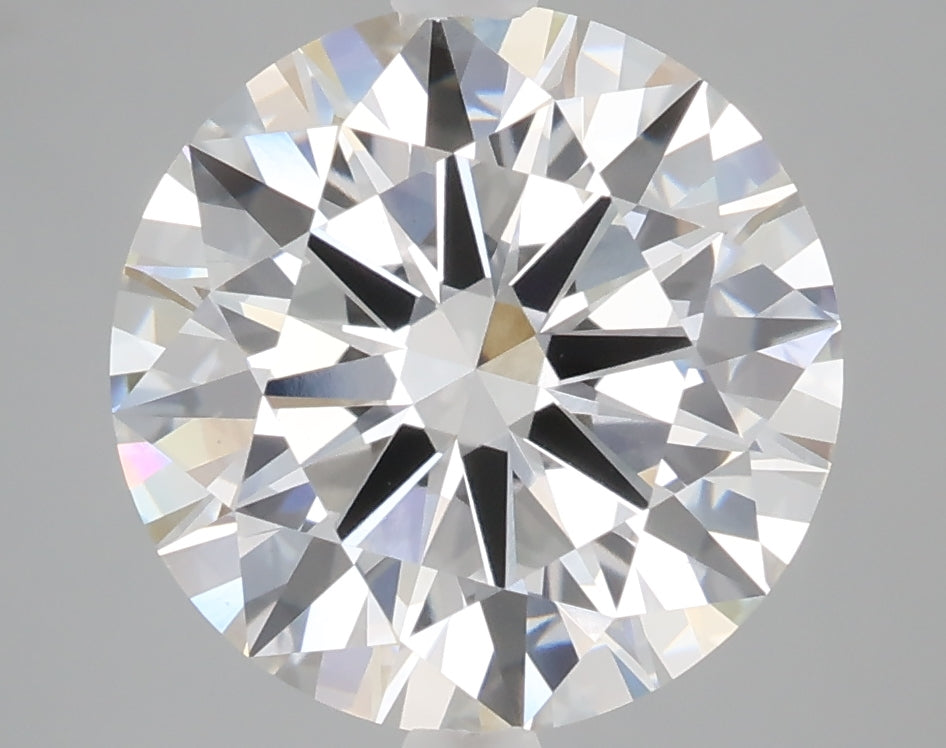 5.01 carat round lab grown diamond E color VVS2 clarity