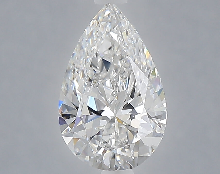 1.54 carat pear lab grown diamond E color VVS2 clarity