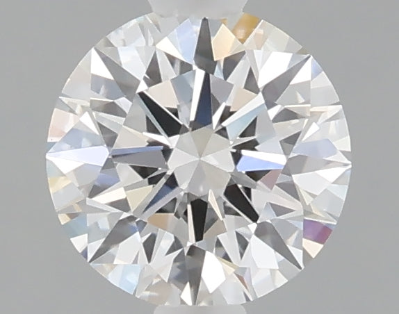 1.07 carat round lab grown diamond E color VVS2 clarity