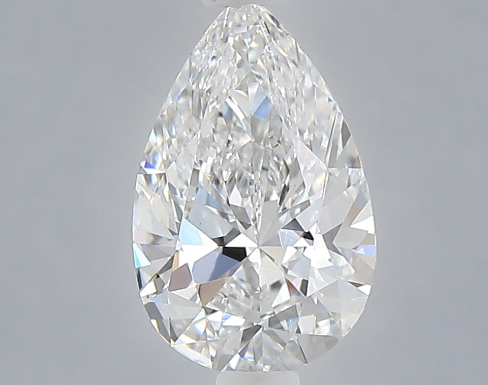 1.10 carat pear lab grown diamond D color VS1 clarity
