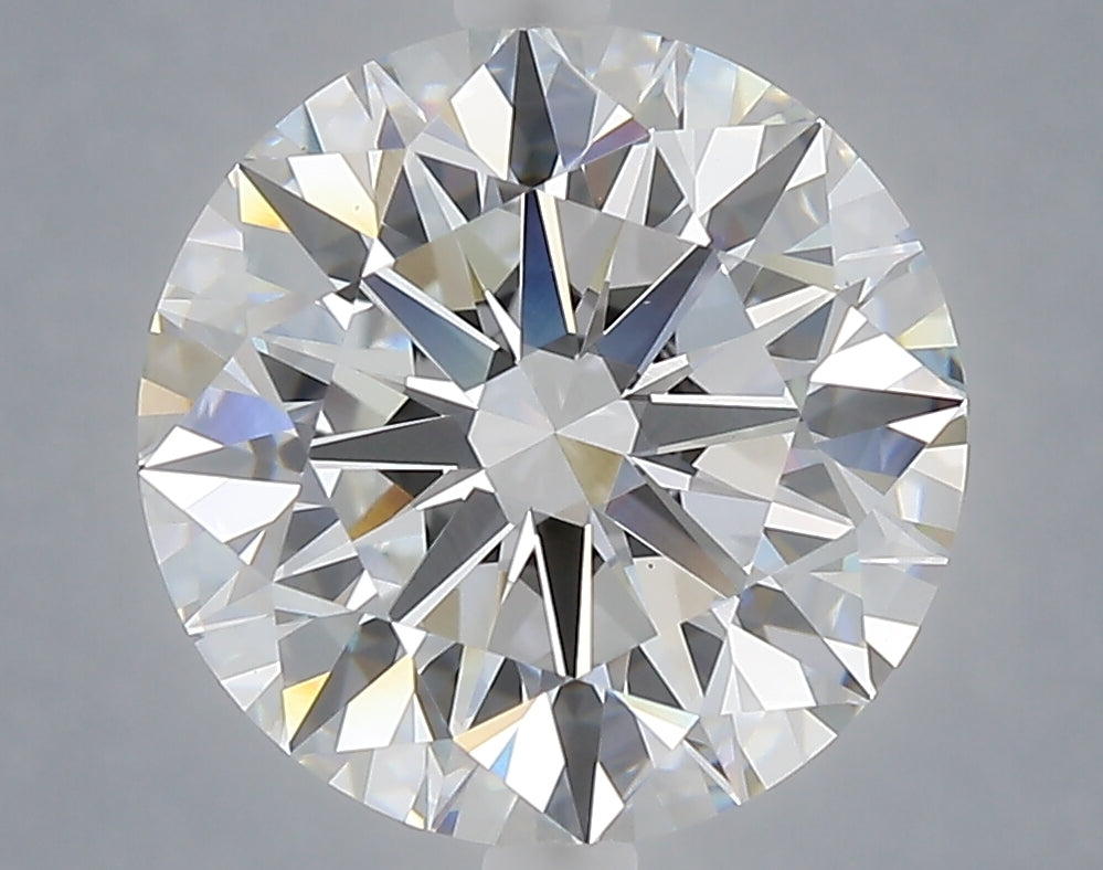 5.06 carat round lab grown diamond E color VVS2 clarity