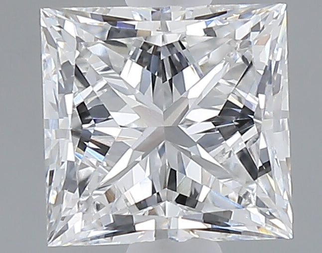 1.09 carat princess lab grown diamond E color VVS2 clarity