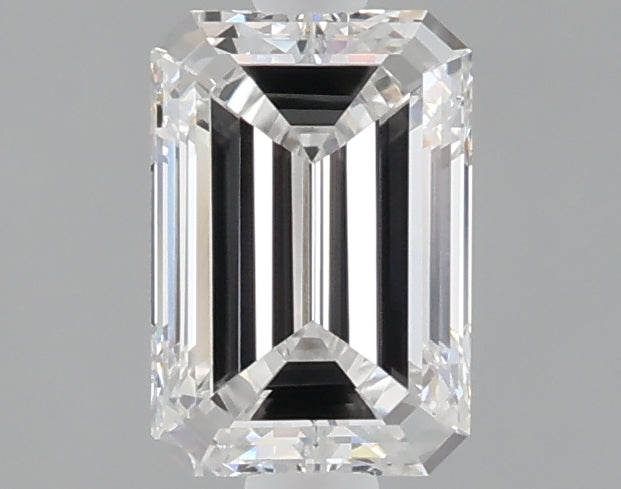 1.02 carat emerald lab grown diamond F color VVS1 clarity