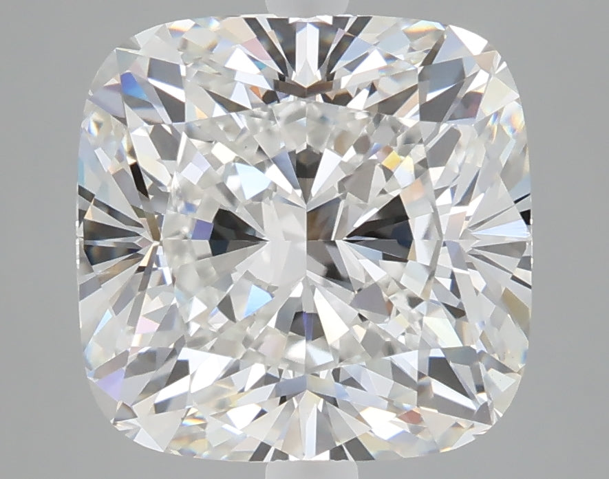 5.37 carat cushion lab grown diamond E color VVS2 clarity