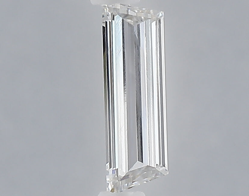 0.32 carat baguette lab grown diamond E color VS1 clarity