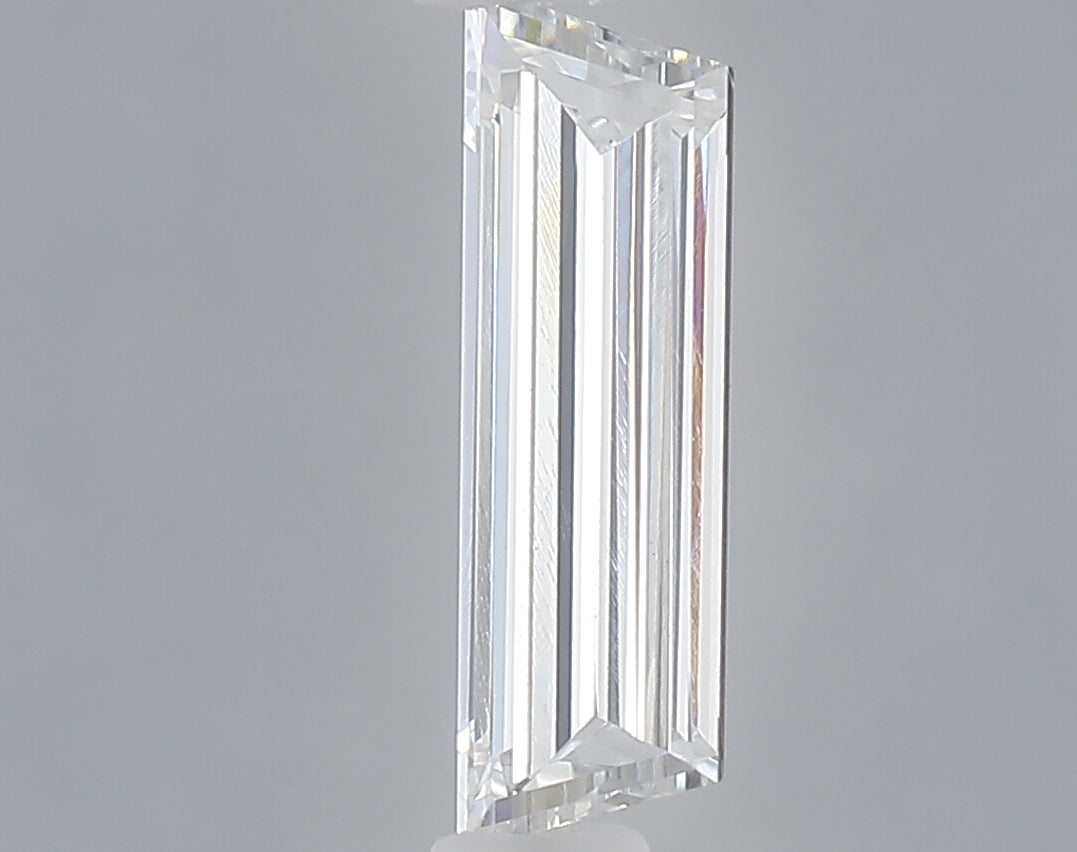 0.33 carat baguette lab grown diamond E color VS1 clarity