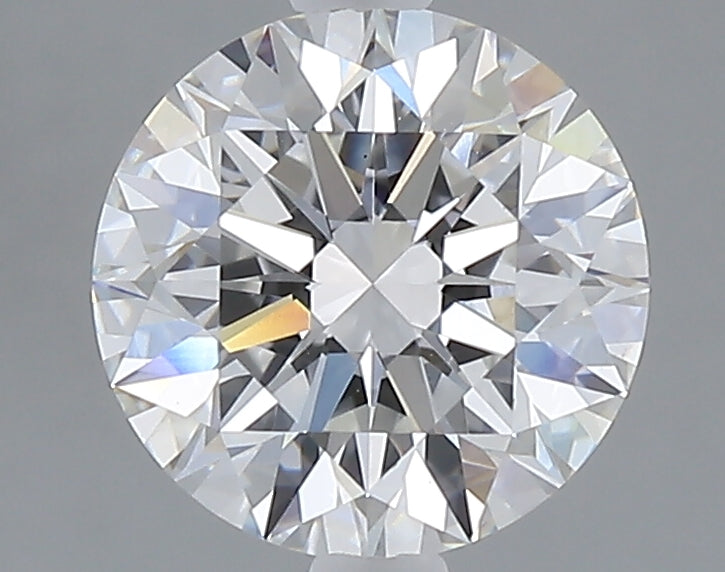 2.06 carat round lab grown diamond E color VVS2 clarity