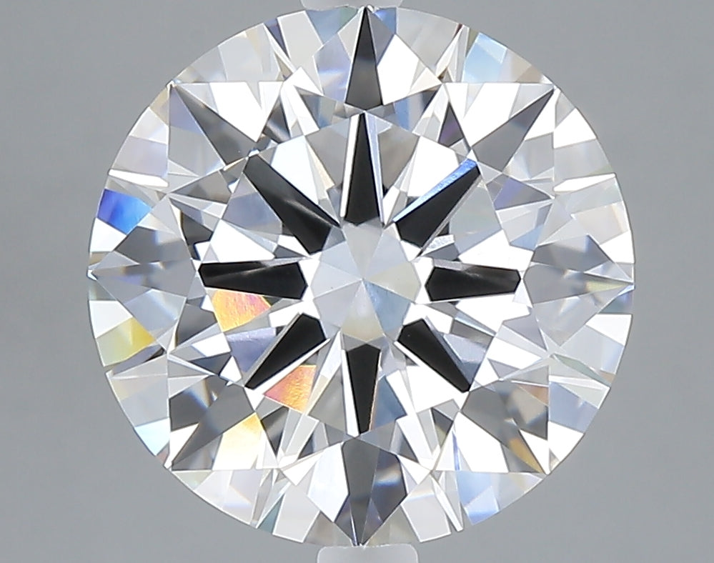 5.06 carat round lab grown diamond F color VVS2 clarity