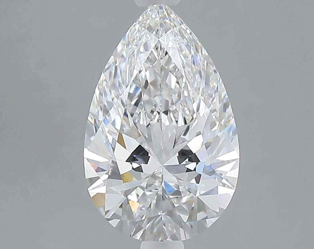 2.05 carat pear lab grown diamond E color VS1 clarity