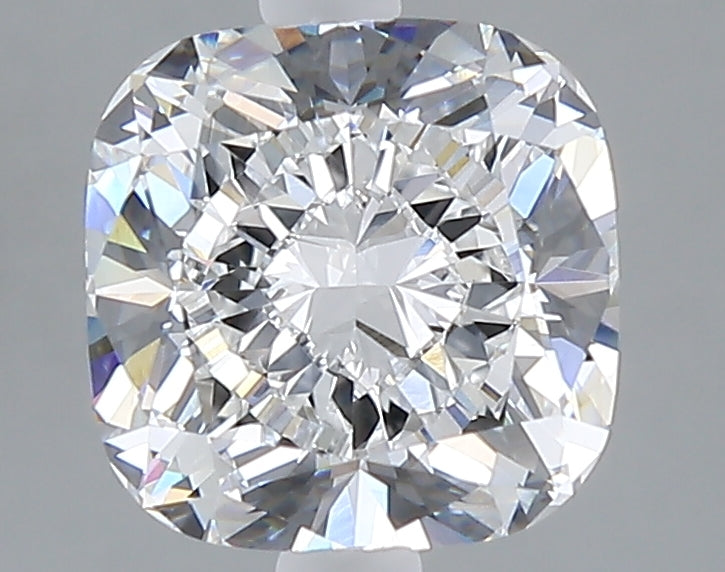 2.60 carat cushion lab grown diamond E color VS1 clarity