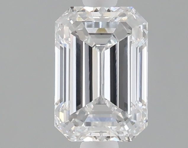 1.07 carat emerald lab grown diamond D color VS1 clarity
