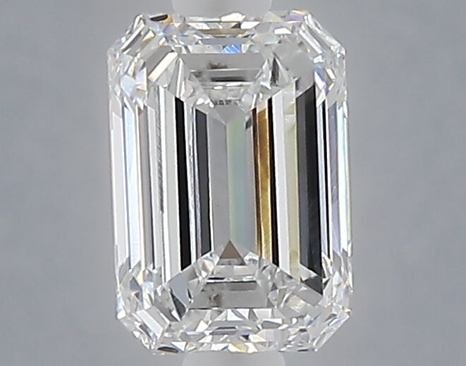 1.06 carat emerald lab grown diamond D color VVS2 clarity