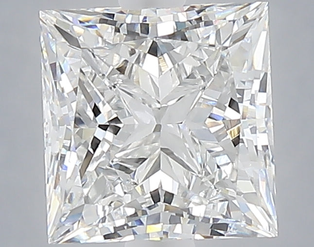 2.03 carat princess lab grown diamond E color VVS2 clarity