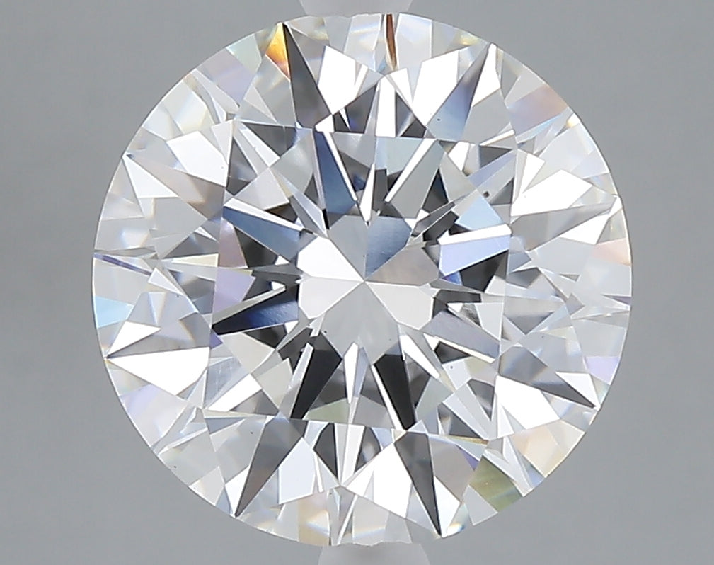 5.06 carat round lab grown diamond F color VS1 clarity