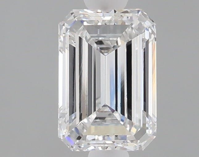 1.01 carat emerald lab grown diamond D color VVS2 clarity