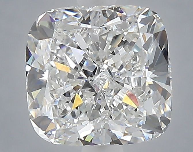 2.07 carat cushion lab grown diamond E color VVS2 clarity