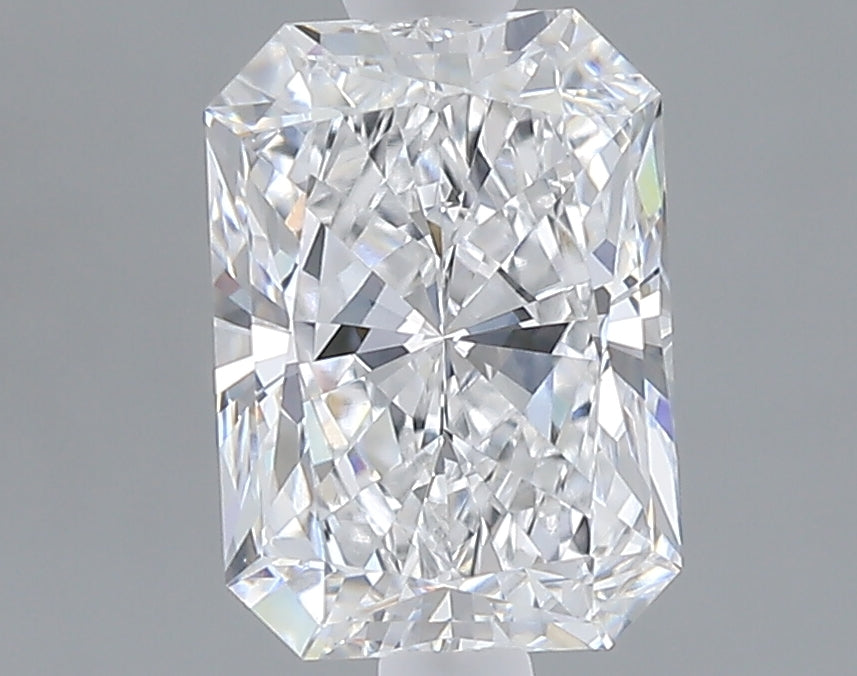 1.07 carat radiant lab grown diamond D color VVS2 clarity