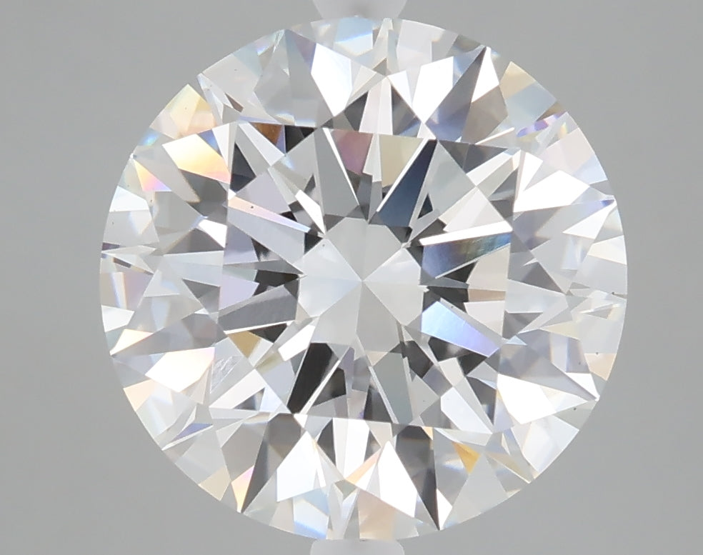 5.21 carat round lab grown diamond E color VS1 clarity