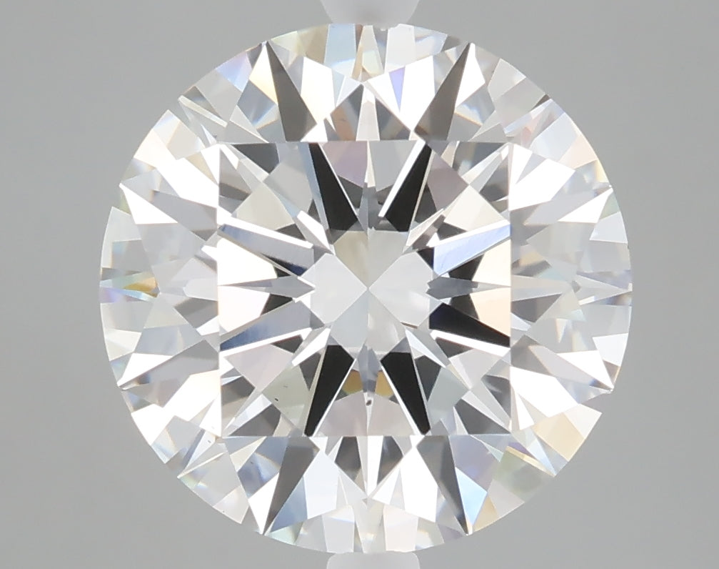 5.28 carat round lab grown diamond F color VS1 clarity