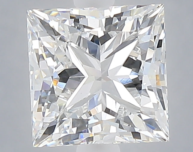 2.01 carat princess lab grown diamond F color VS1 clarity