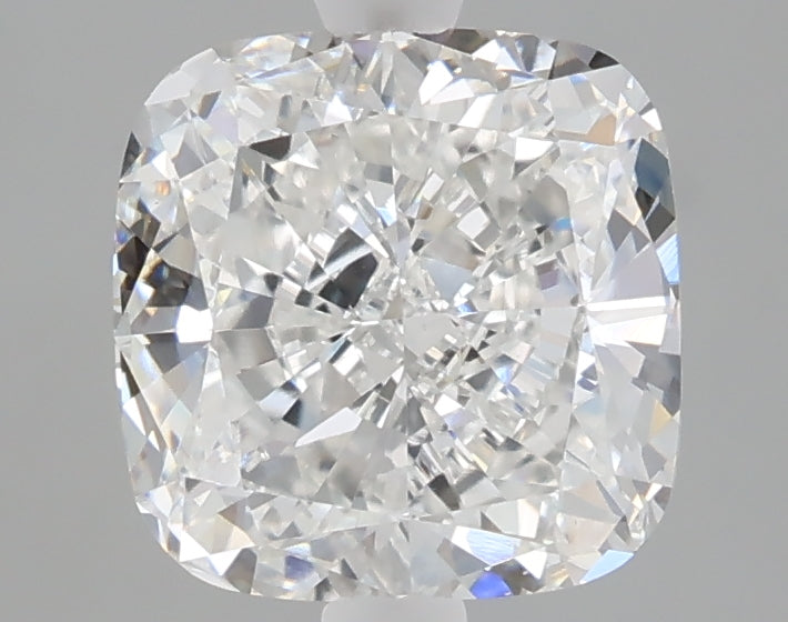 2.51 carat cushion lab grown diamond E color VS1 clarity