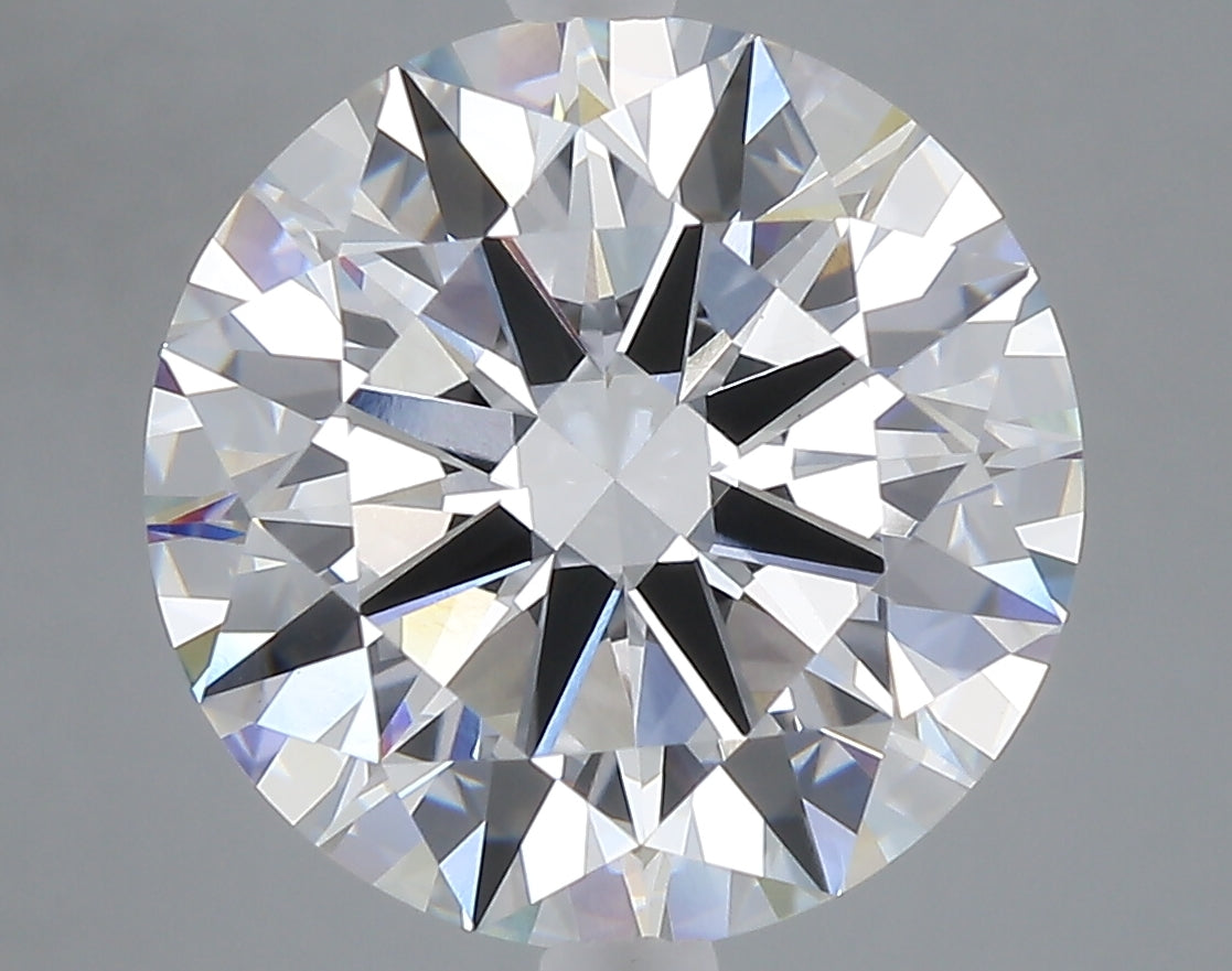 7.08 carat round lab grown diamond E color VVS2 clarity