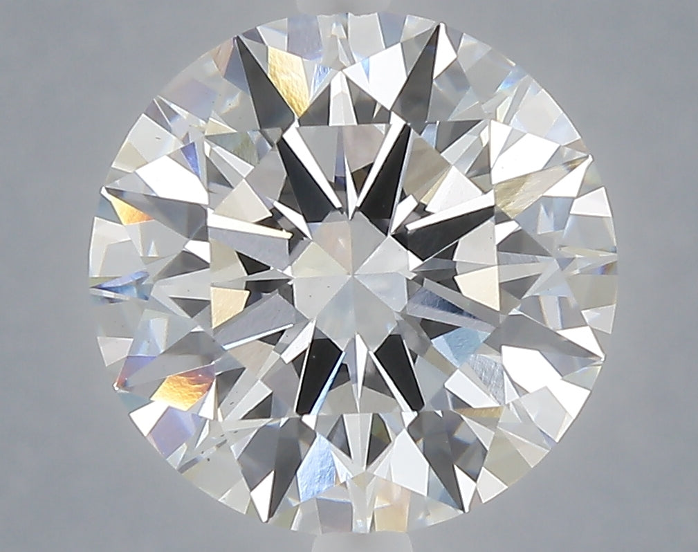 5.08 carat round lab grown diamond F color VS1 clarity