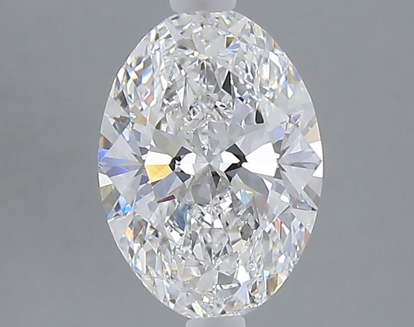 1.52 carat oval lab grown diamond E color VVS2 clarity