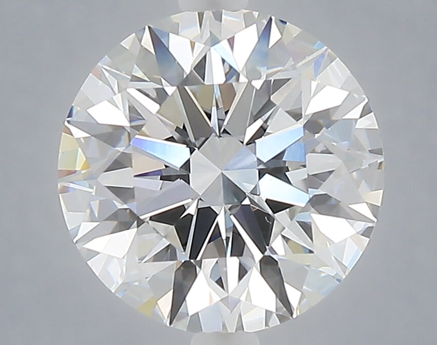 3.06 carat round lab grown diamond E color VVS2 clarity