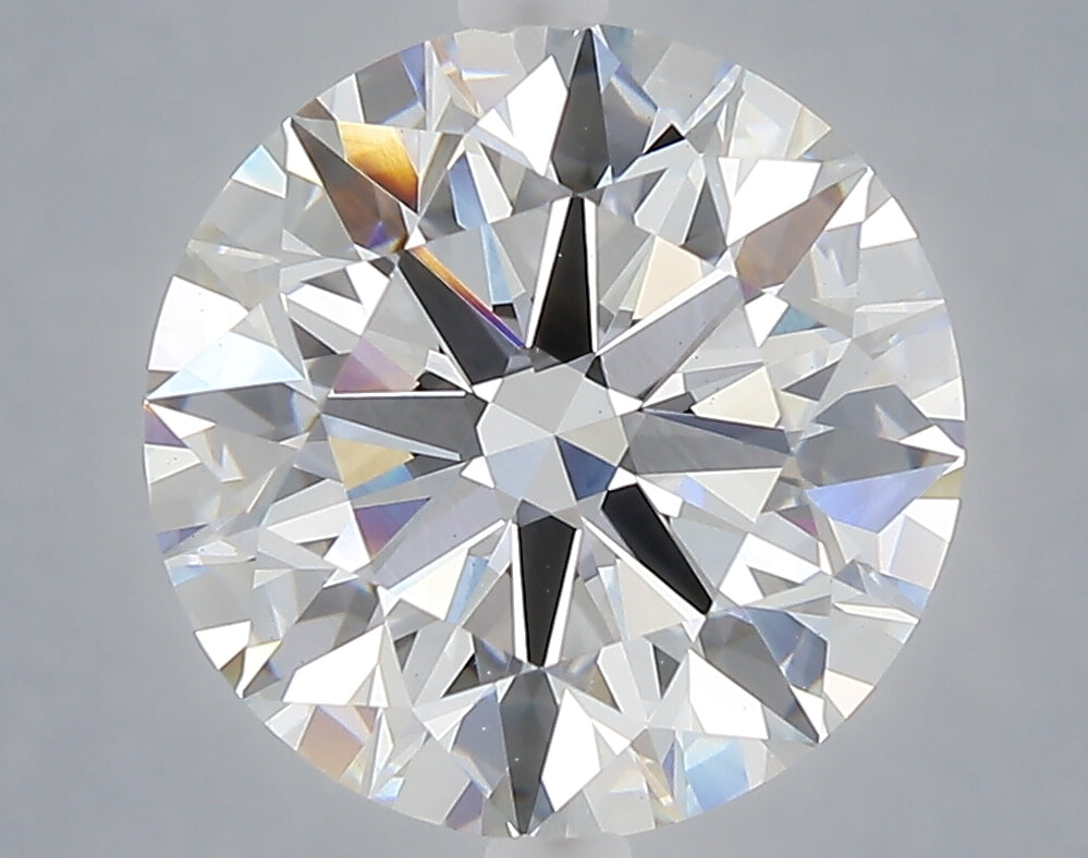 5.03 carat round lab grown diamond E color VS1 clarity