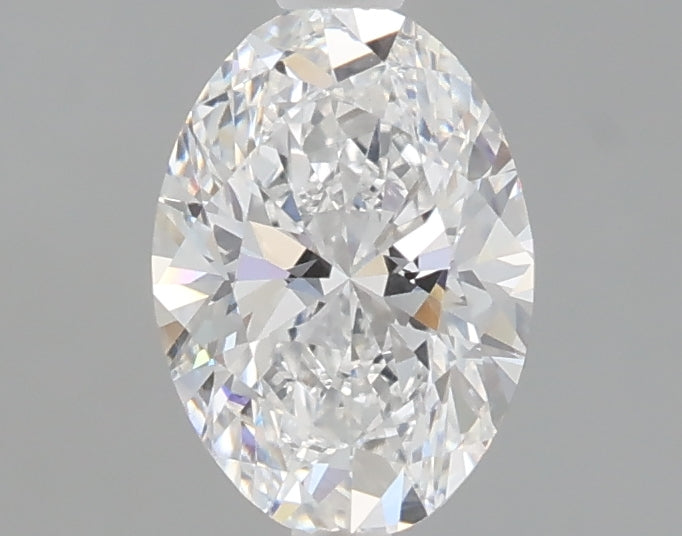 1.08 carat oval lab grown diamond D color VVS1 clarity