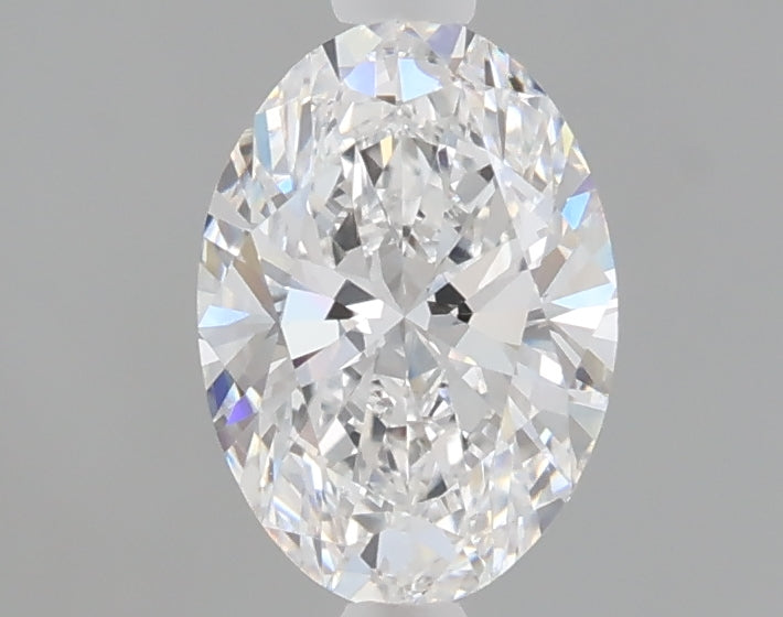 1.08 carat oval lab grown diamond D color VVS2 clarity
