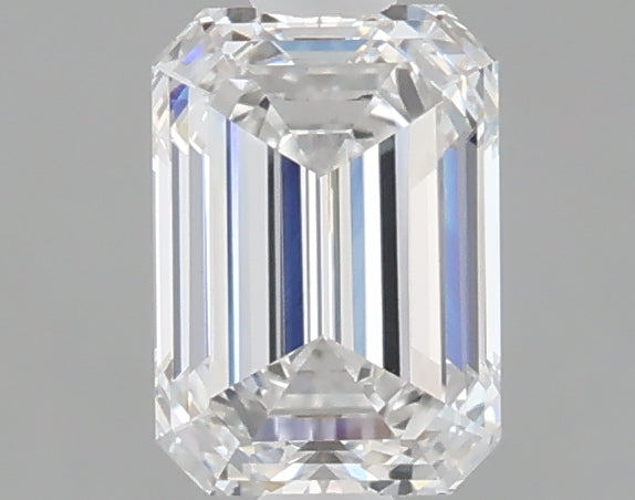 1.04 carat emerald lab grown diamond E color VS1 clarity