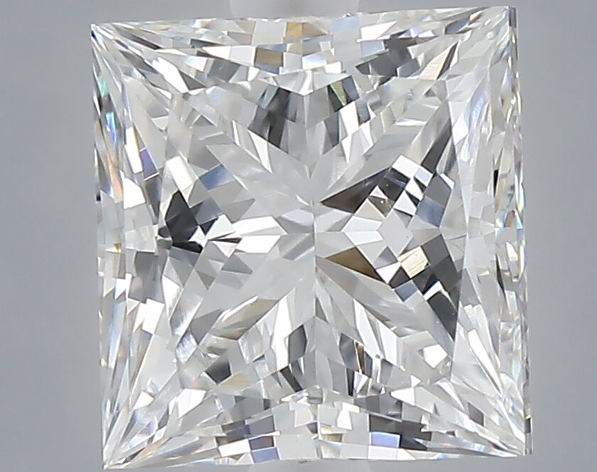 2.00 carat princess lab grown diamond E color VVS2 clarity