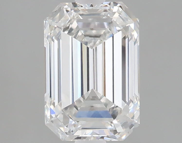 2.03 carat emerald lab grown diamond E color VVS2 clarity