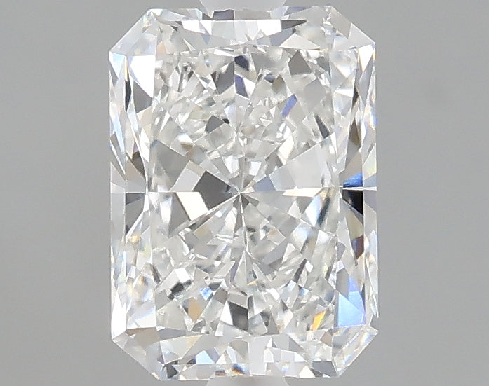 1.58 carat radiant lab grown diamond E color VVS2 clarity