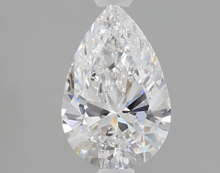 1.05 carat pear lab grown diamond D color VVS2 clarity