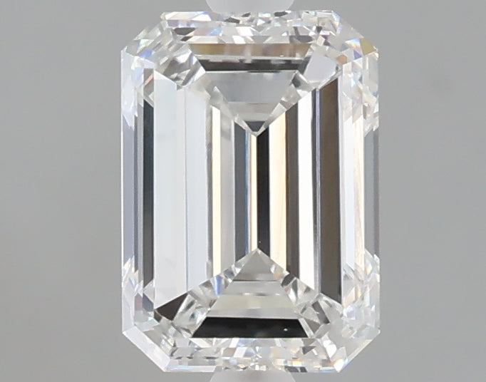 1.52 carat emerald lab grown diamond E color VVS1 clarity