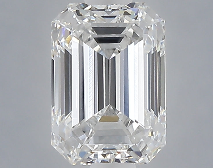 1.02 carat emerald lab grown diamond D color VVS2 clarity