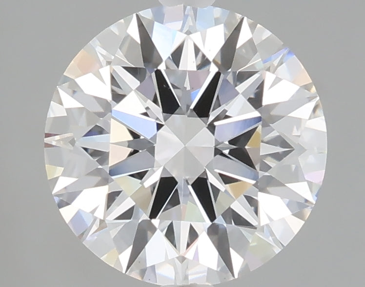 2.53 carat round lab grown diamond E color VVS2 clarity