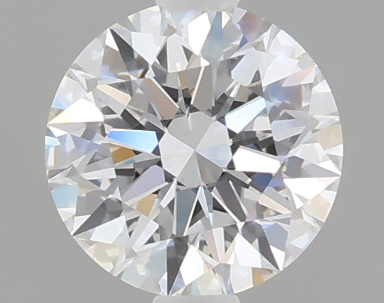 1.07 carat round lab grown diamond D color VVS2 clarity